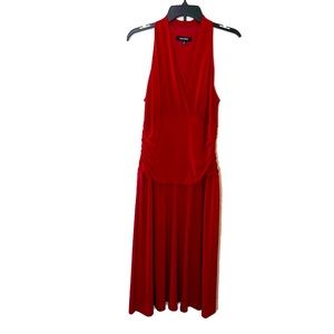 Nine West women’s red v-neck Dress size 12